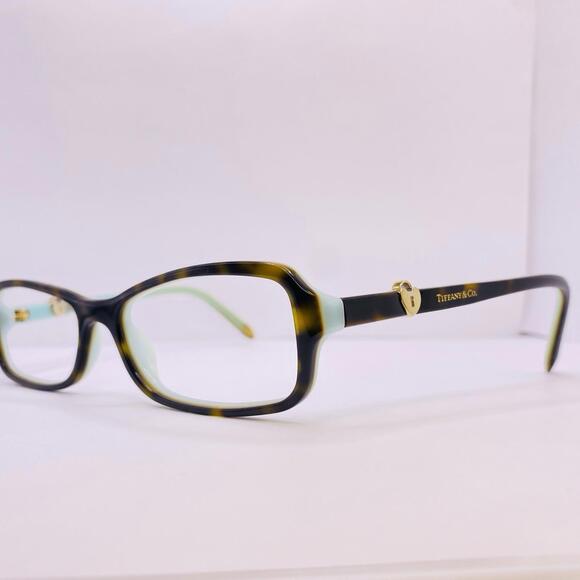 Tiffany & Co. Eyeglasses Frames TF 2061 8134 52 [] 16 135 Tortoise Blue Gold